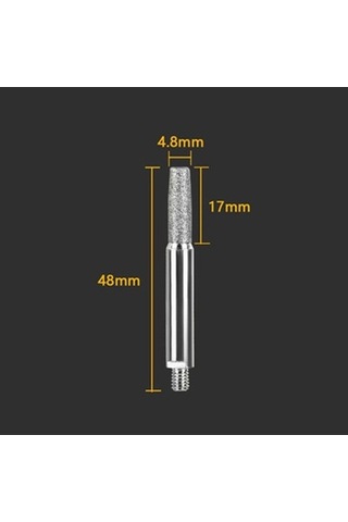 Lijinxu Çapak Bit Seti Sertlik 6mm Şaft Dıy Takı 5-adet-4.8mm