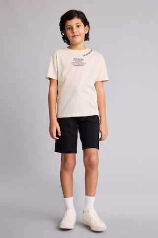 Defacto Regular Fıt Sweatshirt Kumaşı Şort Erkek Çocuk B5867a826smbk27 Siyah-bk27