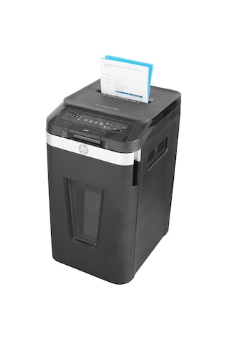 Hp Pro Shredder Auto 400cc Otomatik Beslemeli 400 Sayfa Evrak İmha Makinesi-p4-çapraz Kesim-4x12mm-53lt
