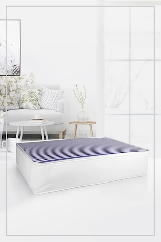 Vedsey 3'lü Set 70x50x25 CM Lacivert Çizgili Hurç Lacivert