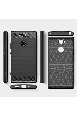 Sony Xperia Xa2 Kılıf Zore Room Silikon Kapak Gri
