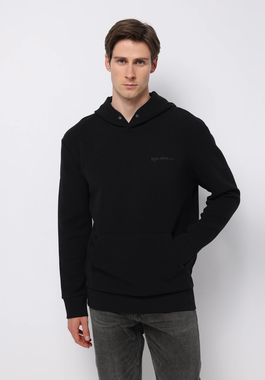 Colin's Colins Comfort Fit Erkek Siyah Sweatshirt Cl1076481 Q1.v2 Blk Siyah