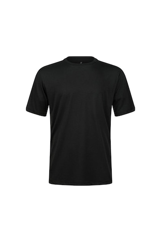 2as Axel Erkek Bisiklet Yaka T-shırt Siyah