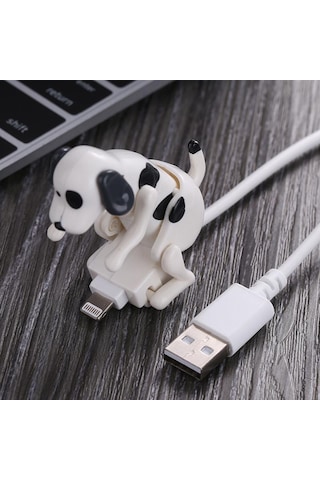 Turuncu Vaorlo Sevimli 'spor' Köpek Şarj Kablosu Mikro Tip-c Ios Desteği Veri İletimi Yüksek Kaliteli Usb Hızlı Şarj Kablosu For Type-c