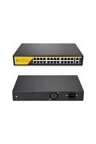 Aı Smart Switch 24 Port 10/100/1000mbps Poe Switch Yüksek Hızlı Ağ Çözümü