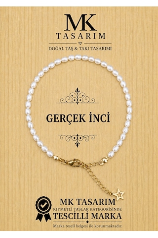 Gerçek İnci Bileklik Mk.7000.841- Rahatlık-dinginlik-enerji- Stres Bilekliği Çok Renkli