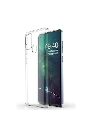 One Plus Nord N100 Kılıf Zore Süper Silikon Kapak Renksiz