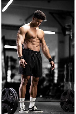 Savur Bilekli Fitness Strap - Lifting Straps, Ağırlık Kayışı Siyah