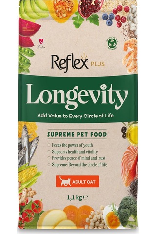 Reflex Plus Longevity Yetişkin Kedi Maması 1100g 103 Ivory