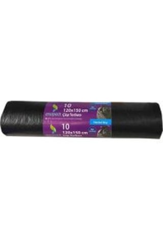 Ersopack Endüstriyel 120X150Cm Çöp Torbası 1 Koli 10 Adet Rulo