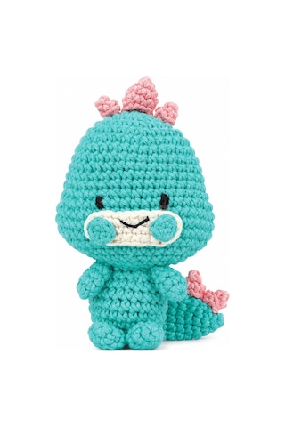 Bakgelal Hello Adorable Amigurumi Dinozor Yapım Kiti 2 Adet Sevimli Dinozor Bff, Türkçe Anlatımlı