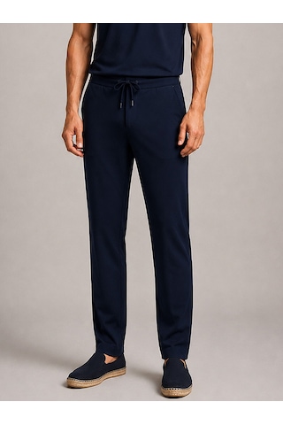 Lacivert Formunu Koruyan Slim Fit Jogger 100736