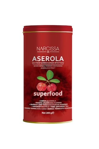 Narcissa Aserola Ekstresi İçeren Karışık Bitki Tozu 200 Gr