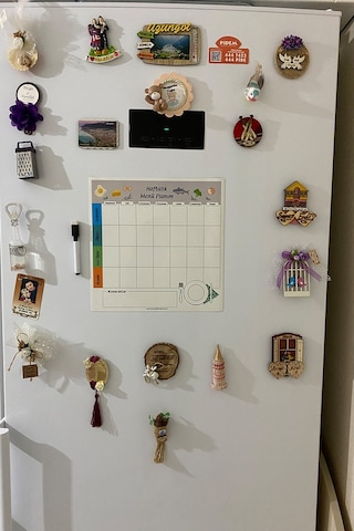 Haftalık Menü Planlayıcı Magnet Mıknatıslı Yazı Tahtası Buzdolabı (538425853)