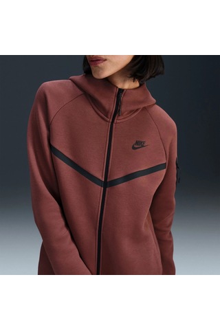 Nike Tech Fleece Windrunner Fz Hooded Kadın Sweatshirt-sportxstore Kiremit