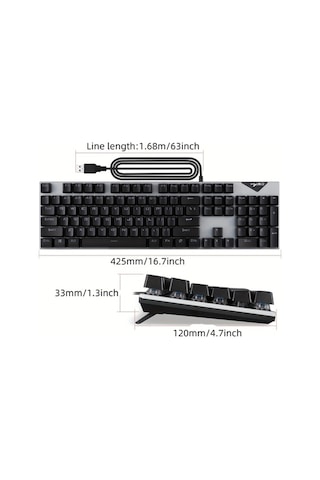 Fastbuy 20 Renkli Işık Ve Katlanabilir Tutucuyla Performans Klavye