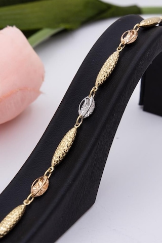 Latif Kuyumculuk 14 Ayar Altın Dorika Kadın Bileklik Lkblk1179 Sarı Altın