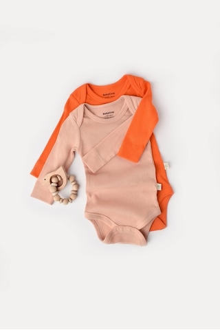 Rebebe Babycosy Modal 2 Li Uzun Kollu Bebek Badi - Bebek Body - Csym1131 (544739532) Turuncu