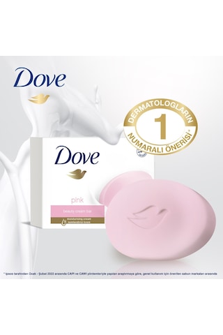 Dove Pink Beauty Cream Bar Katı Güzellik Sabunu 4 x 90 G