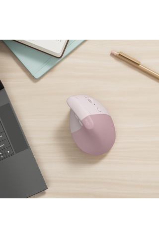 Lift Kablosuz Ergonomik Dikey Mouse, 57 Dikey Açı, 4000 Dpı, Sessiz, Küçük Ve Orta Eller İçin, Bluetooth, Logi Genel