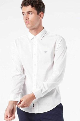 Dockers Minimalist Uzun Kol Erkek Gömlek - Günlük & İş - Kaliteli Pamuk Bej