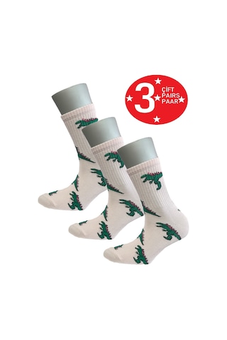 Happy Body (Art.24287)4Lü Set Penye Tenis Çemberli Kolej Çorap