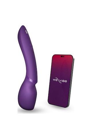 We-vibe Wand 2 Masaj Çubuğu Vibratörü - Kablosuz Masaj Çubuğu Uygulama Kontrolü - Kadınlar İçin Seks Oyuncağı - 10 Yoğunluk Seviyesi - Son Derece Sessiz - Su Geçirmez - Şarj Edilebilir