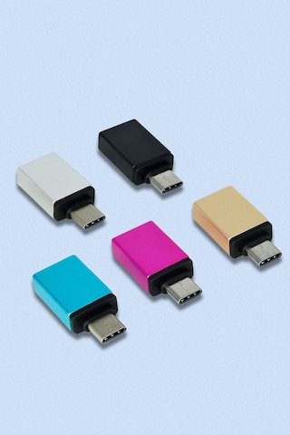 Apple Uyumlu iPhone 15 Pro p Ro Max Type c To Usb 3 0 Yüksek Hızlı Veri Aktarımı Otg Çevirici