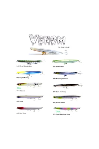 Fujin Venom 120mm 20gr Su Üstü Maket Balık