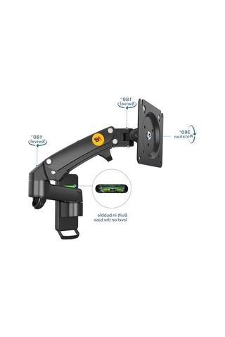 Duvara Montaj Monitör Tutucu, Ergoflex İle Ayarlanabilir 17-35" Açık Ceviz