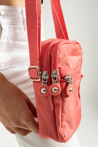 Nemo Bags Yavruağzı Unisex Telefonluk, Cüzdan, Kartlık, Çapraz Askılı Omuz Çantası, 18x13cm Yavruağzı