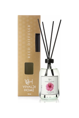 Vivaldi Home Amber Çiçeği Çubuklu Oda Kokusu Esansiyel Uçucu Yağ 100 ML