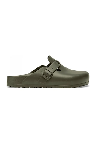 Birkenstock Boston Eva Önü Kapali Haki Erkek Terlik Haki