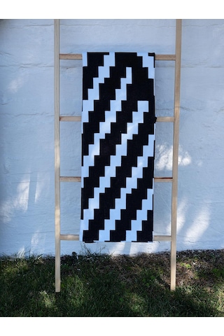 Kadife 100x180 Cm Desenli Modern Plaj Havlusu Baveno Desen005