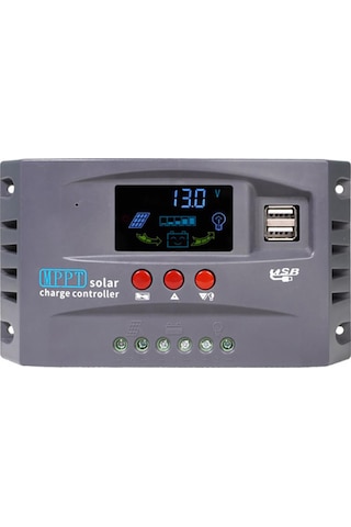 Mufunye Mppt Güneş Kontrol Cihazı 12v24v Tam Otomatik Evrensel Fotovoltaik Panel Şarj Kontrol Sabitleyici 80a