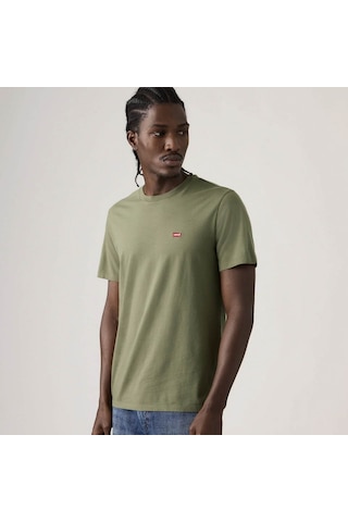 Levis Classic Housemark Yeşil Erkek T-shirt 56809-0192 Yeşil