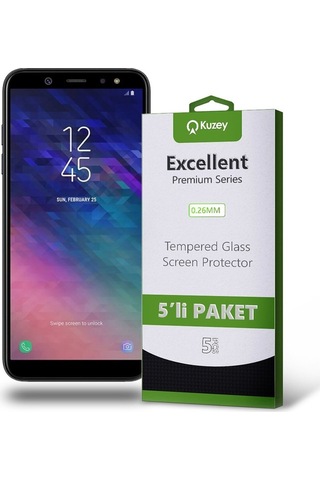 Samsung Uyumlu Galaxy A6 2018 Ekran Koruyucu Cam 5 Adet (534068529) 20 Tl Fark Ile Apple  iPhone Hızlı Şarj Kablosu