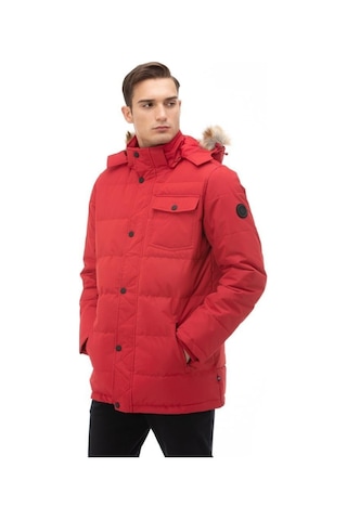 Nautica Erkek Kırmızı Su Geçirmez Mont