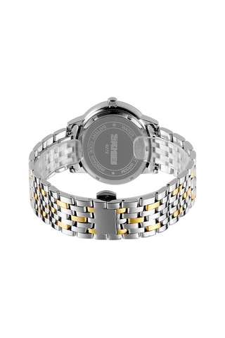 Sones Skmei 9212 Moda Bayan Kuvars Saat Öğrenci Kadın Mizaç Su Geçirmez Manyetik Vakumlu Ağ Kemer Saat Beyaz