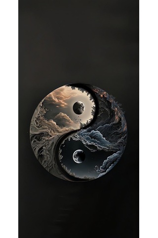 Ying Yang İyilik Ve Kötülük V1 Ev Duvar Salon Güzellik Salonu Ofis Dükkan Dekarasyon Kanvas Tablo