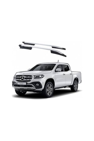 Mercedes X Class Tavan Çıtası Rayı Lüks Falcon Serisi Siyah Gri