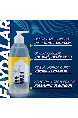 Gyeon Q²m Ppf Wash Ppf Folyo Kaplı Araçlara Özel Yıkama Şampuanı 500 ML