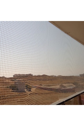 Morilu Balkon Filesi - Kuş Filesi - Kedi Filesi - Kedi Ağı - 2 Cm Gözenekli - 1.5 Mm İp