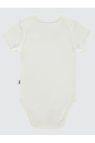 Civil Baby Bebek 5'li Çıtçıtlı Badi 12-36 Ay Beyaz Beyaz