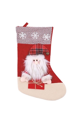 M-pets Christmas Stocking Noel Çorabı Köpek Oyuncağı 22x46x2 Cm 244-50064.01