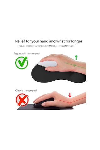 Auris Mp02 Kaymaz Taban Bilek Destekli Mouse Pad -