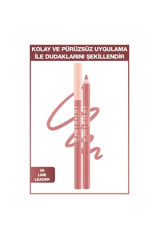 Maybelline New York Glossy Lifter Liner Dudak Kalemi 06 Line Leader + Lifter Gloss 009 Topaz