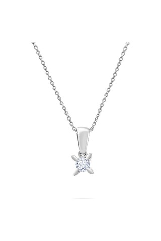 0.15 Karat Tektaş Pırlanta Kolye - Hrd Sertifikalı 75649503