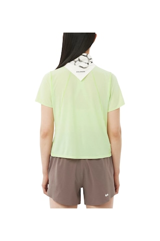 Salomon Shkout Aır Cropp Ss Tee W 18271 Yeşil