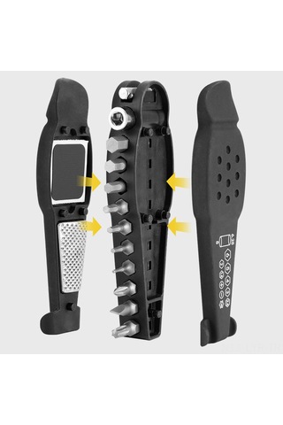 Ranyeek Dağ Ve Yol Bisikletleri İçin Tamir Seti - Allen Anahtarlı, Lastik Kaldıraçlı Kompakt Çanta Sarı